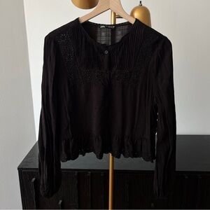 Zara Black Blouse